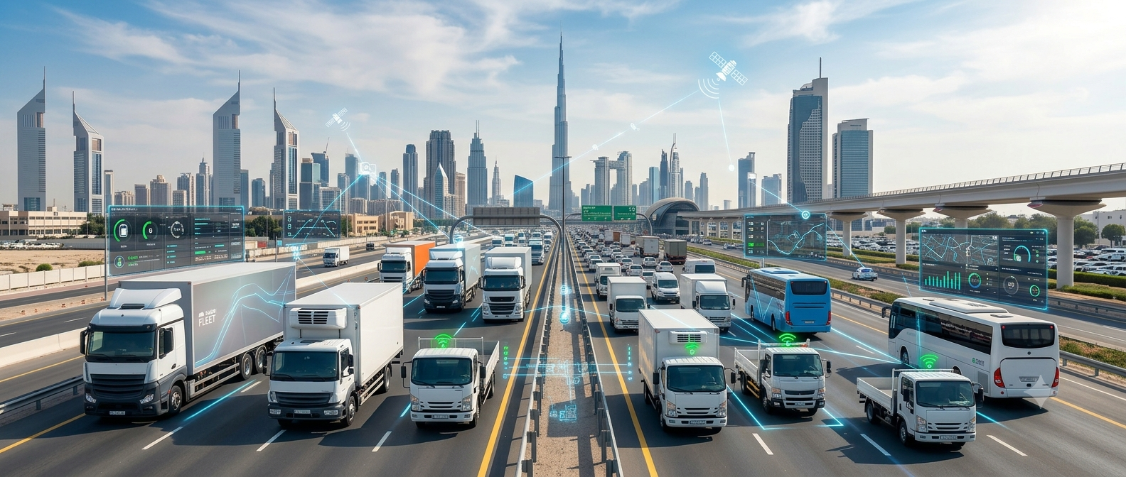 Maxim Fleet & Logistics ERP dashboard for UAE and GCC
